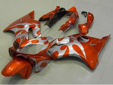 Arancia Argento Carene Moto Honda CBR 600 F4i 2004-2007