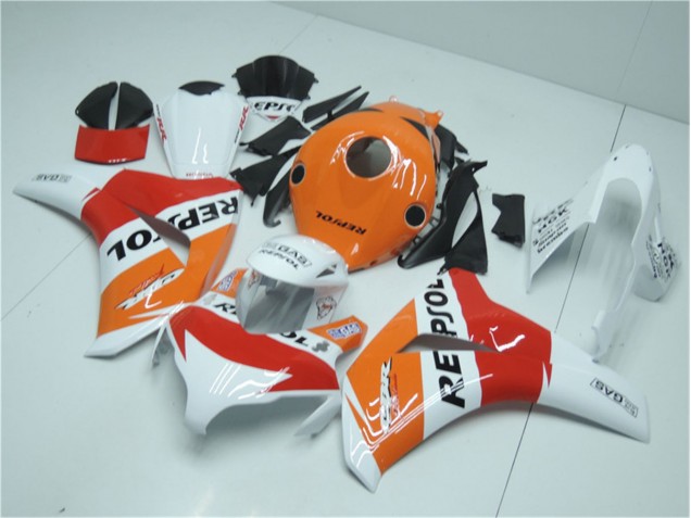 Arancia Bianco Rosso Repsol Carene Moto Honda CBR 1000 RR 2008-2011 Arancia Bianco Rosso Repsol Carene Moto Honda CBR 1000 RR 2008-2011