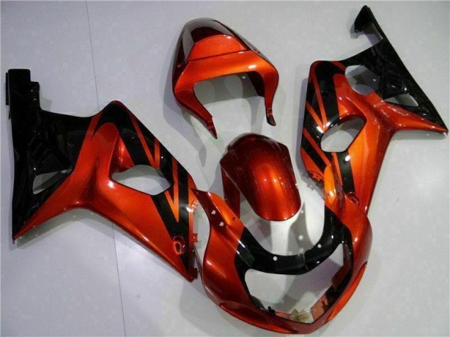 Arancia Nero Carene Moto Suzuki GSXR 1000 K1 2000-2002 Arancia Nero Carene Moto Suzuki GSXR 1000 K1 2000-2002