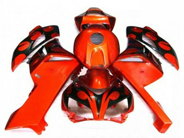 Arancia Nero Kit Carene Moto Honda CBR 1000 RR 2004-2005 Arancia Nero Kit Carene Moto Honda CBR 1000 RR 2004-2005