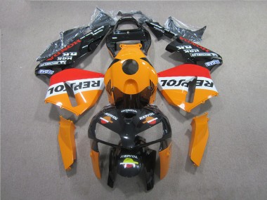 Arancia Nero Repsol Kit Completo Carenatura Moto ABS Honda CBR 600 RR 2005-2006