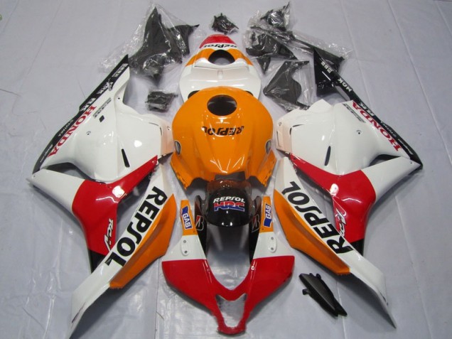 Arancia Rosso Bianco Repsol Carene Moto Honda CBR 600 RR 2009-2012 Arancia Rosso Bianco Repsol Carene Moto Honda CBR 600 RR 2009-2012