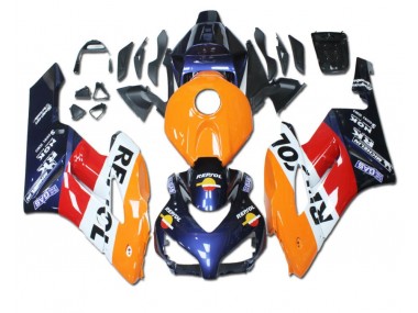 Arancia Rosso Blu Repsol Carene Moto Honda CBR 1000 RR 2004-2005