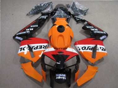 Arancia Rosso Nero Repsol Carene Moto Honda CBR 600 RR 2005-2006