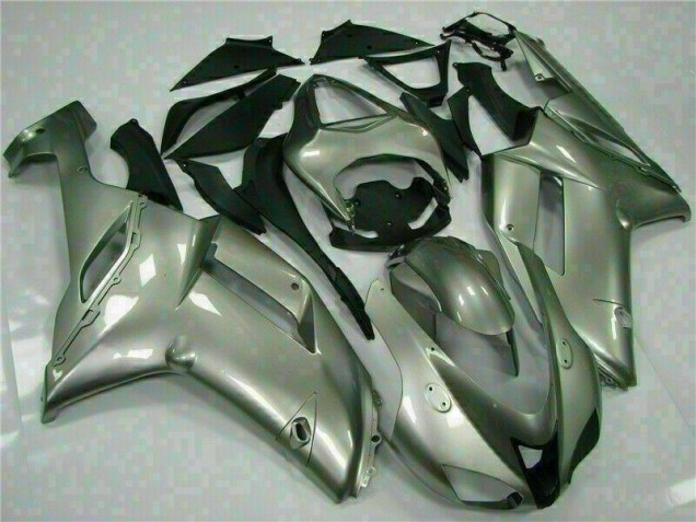 Argento ABS Kit Carenatura Moto Kawasaki ZX6R 2007-2008 Argento ABS Kit Carenatura Moto Kawasaki ZX6R 2007-2008