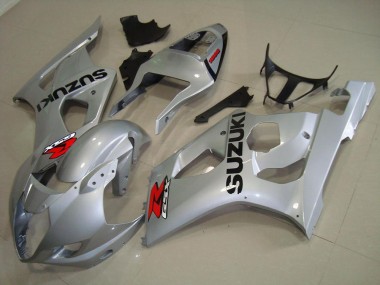 Argento ABS Moto Plastica & Carena Suzuki GSXR 1000 K3 2003-2004
