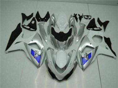 Argento Bianco Carene Moto Suzuki GSXR 1000 K9 2009-2016