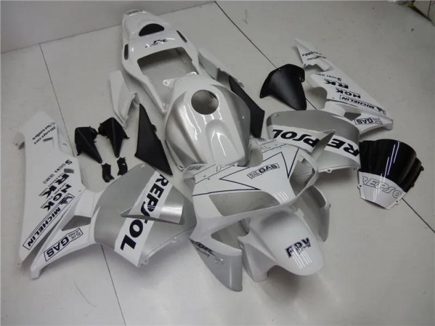 Argento Bianco Nero Repsol Carene Moto Honda CBR 600 RR 2003-2004 Argento Bianco Nero Repsol Carene Moto Honda CBR 600 RR 2003-2004