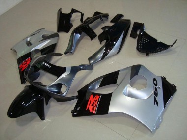 Argento Carene Moto Suzuki GSXR 600 1996-2000