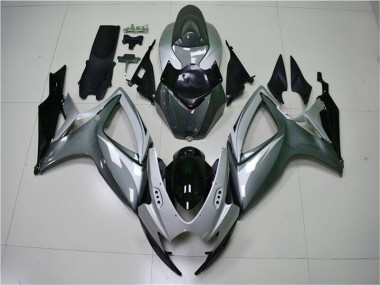 Argento Grigio Carrozzeria Moto & Carena Moto Suzuki GSXR 600 / 750 K6 2006-2007