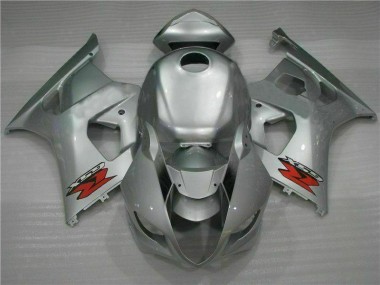 Argento Kits Carenatura Moto Completa Suzuki GSXR 1000 K3 2003-2004