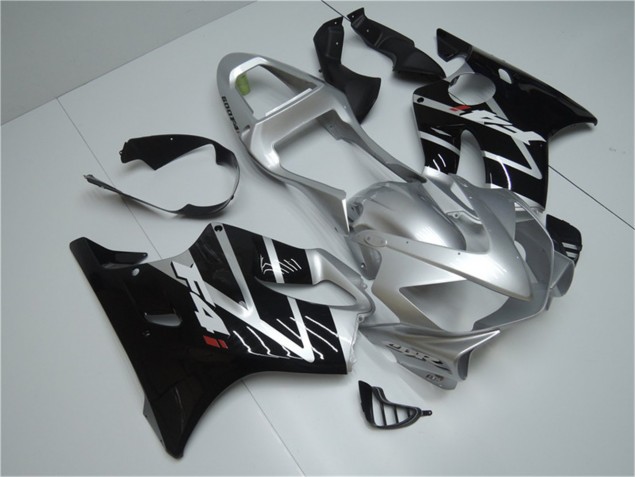 Argento Nero Carene Moto Honda CBR 600 F4i 2001-2003 Argento Nero Carene Moto Honda CBR 600 F4i 2001-2003