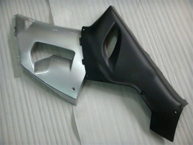 Argento Nero Carene Moto Kawasaki ZX6R 2005-2006 Argento Nero Carene Moto Kawasaki ZX6R 2005-2006