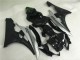 Argento Nero Kit Carenatura Moto Iniezione Yamaha R6 2006-2007 Argento Nero Kit Carenatura Moto Iniezione Yamaha R6 2006-2007
