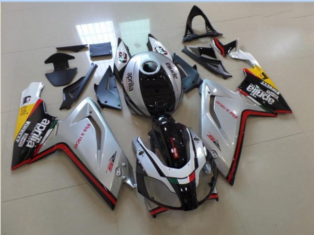 Argento Nero Rosso Carene Moto Aprilia RS 125 2006-2011 Argento Nero Rosso Carene Moto Aprilia RS 125 2006-2011