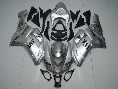 Argento West Carene Moto Kawasaki ZX6R 2007-2008
