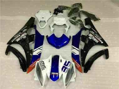 Bianco ABS Kit Carenatura Moto Yamaha R6 2006-2007
