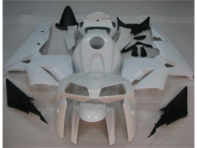 Bianco ABS Kits Carenatura Moto Honda CBR 600 RR 2005-2006 Bianco ABS Kits Carenatura Moto Honda CBR 600 RR 2005-2006