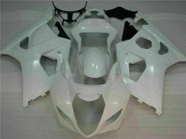 Bianco ABS Moto Plastica & Carene Suzuki GSXR 1000 K3 2003-2004