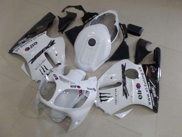 Bianco ABS Plastica Moto & Carenatura Moto Kawasaki ZX12R 2000-2001 Bianco ABS Plastica Moto & Carenatura Moto Kawasaki ZX12R 2000-2001