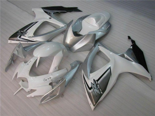 Bianco Argento Carrozzeria Moto & Carena Moto Suzuki GSXR 600 / 750 K6 2006-2007 Bianco Argento Carrozzeria Moto & Carena Moto Suzuki GSXR 600 / 750 K6 2006-2007