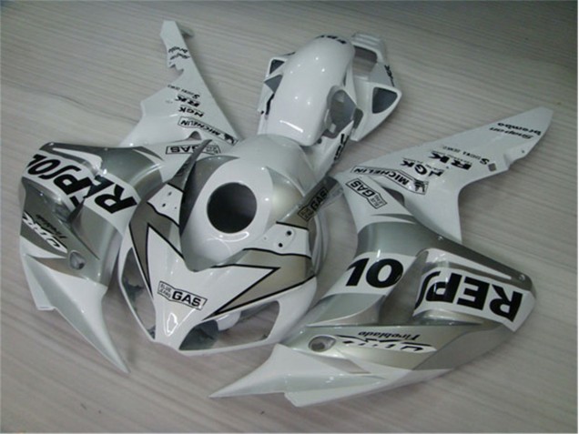 Bianco Argento Nero Repsol Kit Carene Honda CBR 1000 RR 2004-2005 Bianco Argento Nero Repsol Kit Carene Honda CBR 1000 RR 2004-2005