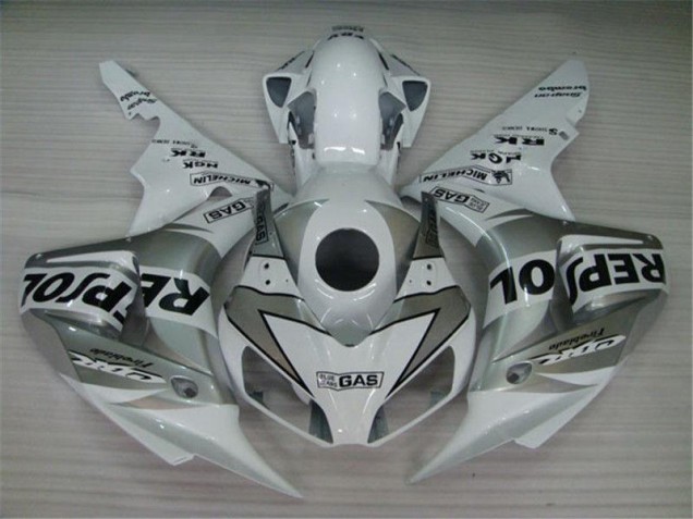Bianco Argento Nero Repsol Kit Carene Honda CBR 1000 RR 2004-2005 Bianco Argento Nero Repsol Kit Carene Honda CBR 1000 RR 2004-2005