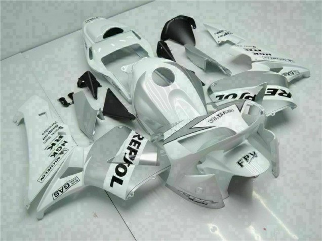 Bianco Argento Repsol Carene Moto Honda CBR 600 RR 2003-2004 Bianco Argento Repsol Carene Moto Honda CBR 600 RR 2003-2004