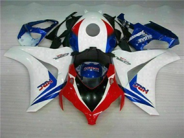 Bianco Blu ABS Kits Carene Moto Honda CBR 1000 RR 2008-2011