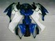 Bianco Blu Carena Moto Yamaha R6 2006-2007 Bianco Blu Carena Moto Yamaha R6 2006-2007