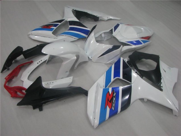 Bianco Blu Carene Moto Suzuki GSXR 1000 K9 2009-2016 Bianco Blu Carene Moto Suzuki GSXR 1000 K9 2009-2016