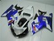 Bianco Blu Carene Moto Suzuki GSXR 600 / 750 K1 K2 K3 2001-2003 Bianco Blu Carene Moto Suzuki GSXR 600 / 750 K1 K2 K3 2001-2003