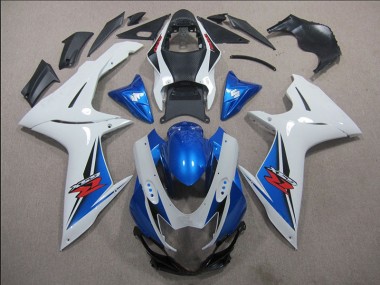 Bianco Blu Carene Moto Suzuki GSXR 600 K11 2011-2024