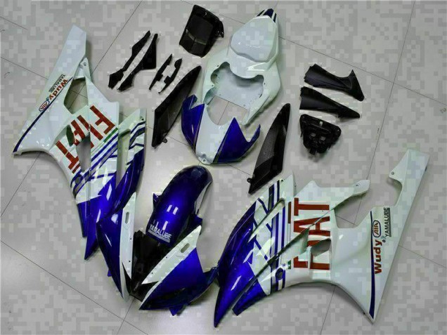 Bianco Blu Carrozzeria Moto & Carena Moto Yamaha R6 2006-2007 Bianco Blu Carrozzeria Moto & Carena Moto Yamaha R6 2006-2007