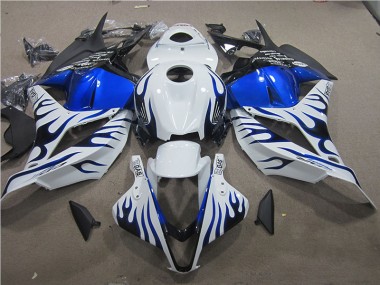 Bianco Blu Fiamma Carene Moto Honda CBR 600 RR 2009-2012