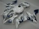 Bianco Blu Fiamma Carene Moto Yamaha R1 2004-2006 Bianco Blu Fiamma Carene Moto Yamaha R1 2004-2006