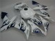 Bianco Blu Fiamma Carene Moto Yamaha R1 2004-2006 Bianco Blu Fiamma Carene Moto Yamaha R1 2004-2006
