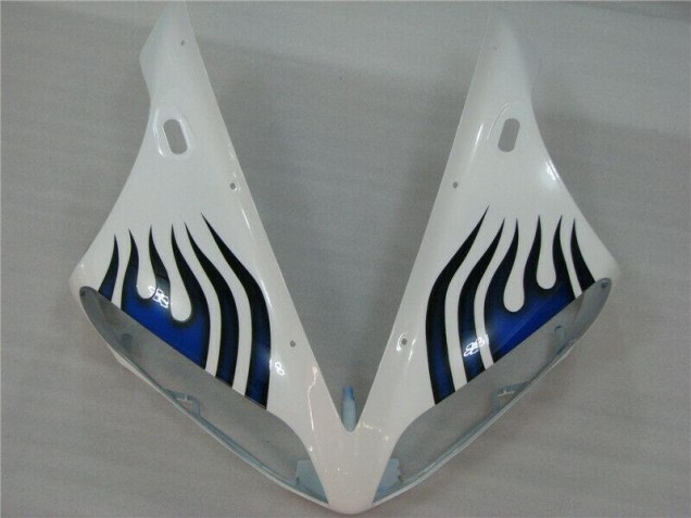 Bianco Blu Fiamma Carene Moto Yamaha R1 2004-2006 Bianco Blu Fiamma Carene Moto Yamaha R1 2004-2006