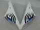 Bianco Blu Fiamma Carene Moto Yamaha R1 2004-2006 Bianco Blu Fiamma Carene Moto Yamaha R1 2004-2006