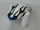 Bianco Blu Fiamma Carene Moto Yamaha R1 2004-2006 Bianco Blu Fiamma Carene Moto Yamaha R1 2004-2006