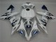 Bianco Blu Fiamma Carene Moto Yamaha R1 2004-2006 Bianco Blu Fiamma Carene Moto Yamaha R1 2004-2006