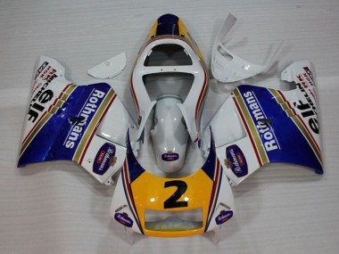 Bianco Blu Giallo Carene Moto Honda NSR 250 MC28 P4 1994-1996