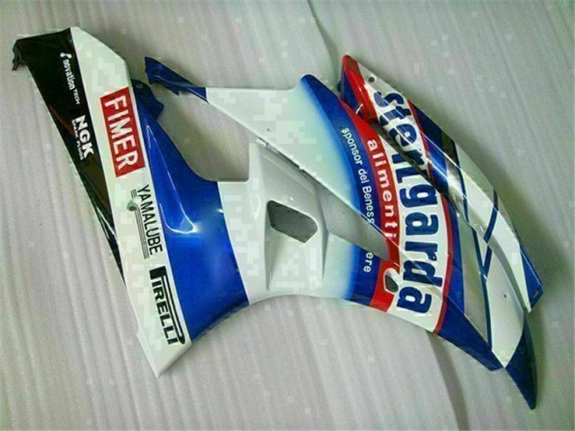 Bianco Blu Kit Carenatura Moto Completa Yamaha R6 2006-2007 Bianco Blu Kit Carenatura Moto Completa Yamaha R6 2006-2007