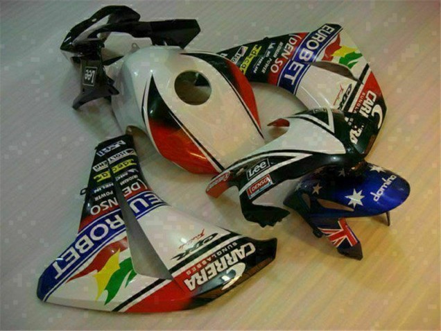 Bianco Blu Kit Carenatura Motocicletta Completo ABS Honda CBR 1000 RR 2008-2011 Bianco Blu Kit Carenatura Motocicletta Completo ABS Honda CBR 1000 RR 2008-2011