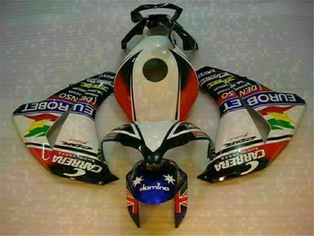 Bianco Blu Kit Carenatura Motocicletta Completo ABS Honda CBR 1000 RR 2008-2011 Bianco Blu Kit Carenatura Motocicletta Completo ABS Honda CBR 1000 RR 2008-2011