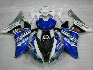 Bianco Blu Kit Carenatura Motocicletta Completo ABS Yamaha R6 2008-2016