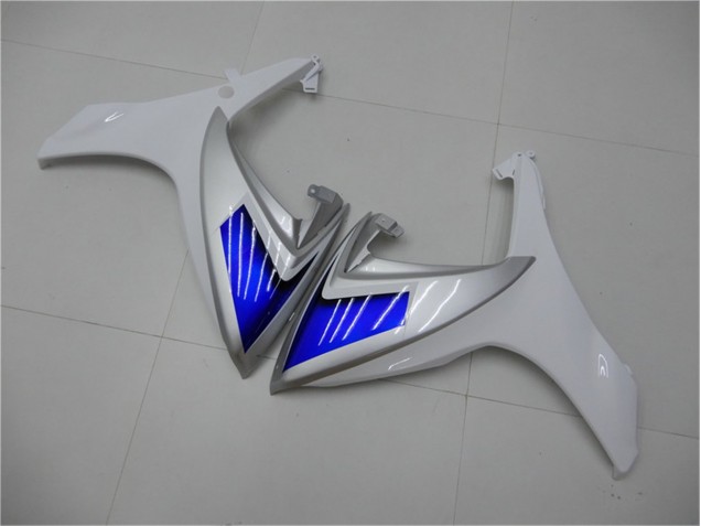 Bianco Blu Kits Carenatura Motocicletta Completo ABS Suzuki GSXR 600 / 750 K6 2006-2007 Bianco Blu Kits Carenatura Motocicletta Completo ABS Suzuki GSXR 600 / 750 K6 2006-2007