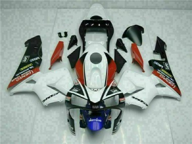 Bianco Blu Kits Carene Moto Completa Honda CBR 600 RR 2003-2004