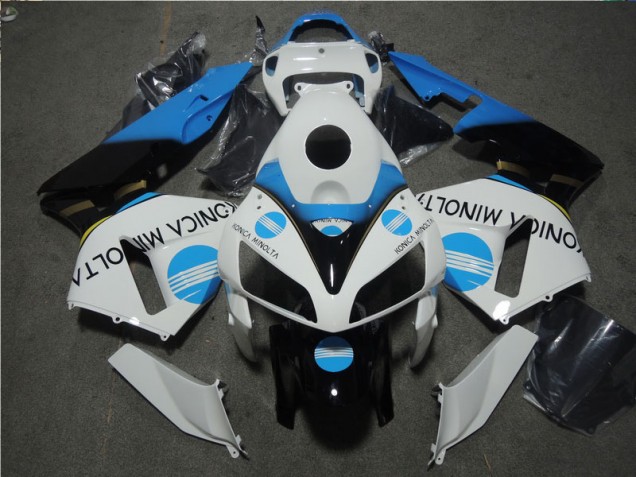 Bianco Blu Konica Minolta Kits Carenatura Moto Honda CBR 600 RR 2005-2006 Bianco Blu Konica Minolta Kits Carenatura Moto Honda CBR 600 RR 2005-2006