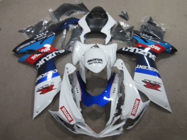 Bianco Blu Motul Carene Moto Suzuki GSXR 600 K11 2011-2024